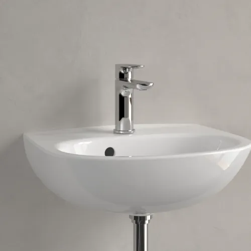 VILLEROY BOCH Umyvadlo O.novo, 450 x 360 x 160 mm, bílé Alpine CeramicPlus, s přepadem #434045R1, obrázek 6