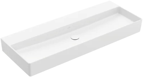 VILLEROY BOCH Umyvadlo Memento 2.0, 1200 x 470 x 150 mm, Stone White CeramicPlus, bez přepadu #4A22C3RW