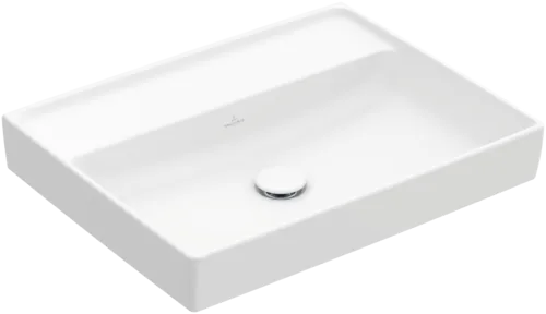 VILLEROY BOCH Umyvadlo Collaro, 600 x 470 x 160 mm, Stone White CeramicPlus, bez přepadu #4A3363RW