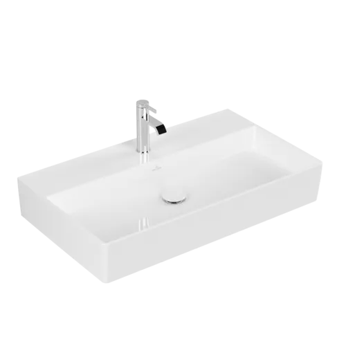 VILLEROY BOCH Umyvadlo Memento 2.0, 800 x 470 x 140 mm, bílá Alpine CeramicPlus, bez přepadu #4A2281R1