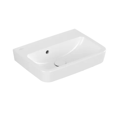 VILLEROY BOCH Umyvadlo O.novo, 500 x 370 x 160 mm, bílé Alpin AntiBac CeramicPlus, s přepadem #434452T2
