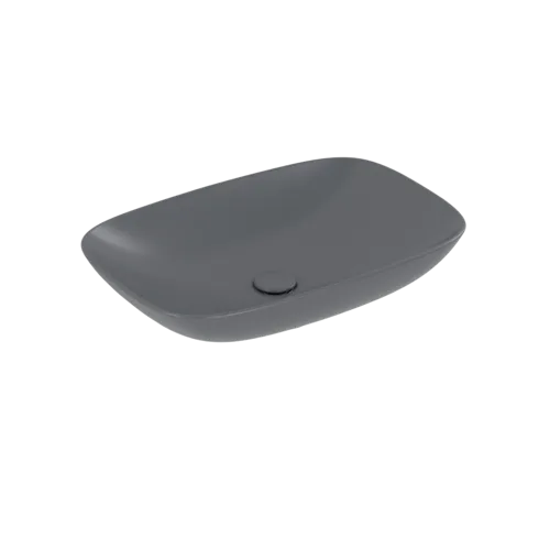 VILLEROY BOCH Umyvadlo na desku Loop & Friends, 620 x 420 x 120 mm, Graphite CeramicPlus, s přepadem #4A5000I4