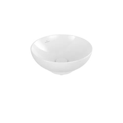 VILLEROY BOCH Umyvadlo na desku Loop & Friends, 380 x 380 x 120 mm, bílá Alpine CeramicPlus, bez přepadu #4A4501R1