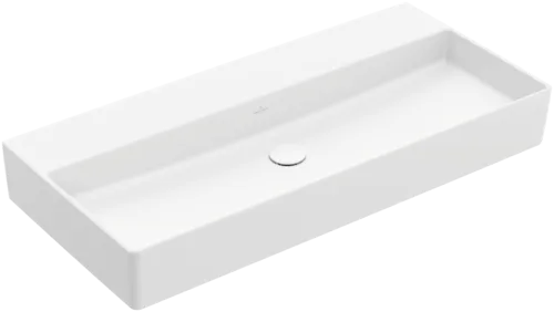 VILLEROY BOCH Umyvadlo Memento 2.0, 1000 x 470 x 135 mm, Stone White CeramicPlus, bez přepadu, leštěné #4A221FRW