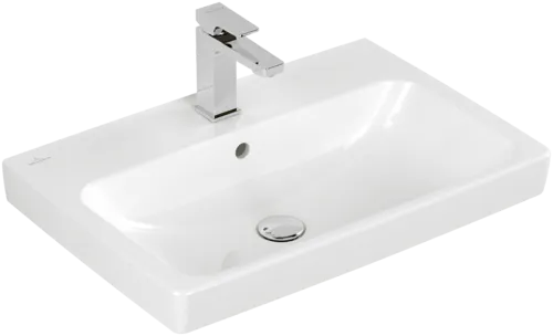VILLEROY BOCH Umyvadlo Architectura, 650 x 445 x 165 mm, bílé Alpin AntiBac CeramicPlus, s přepadem, leštěné #4A87KGT2