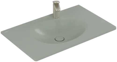 VILLEROY BOCH Umyvadlo na skříňku Antao, 800 x 500 x 150 mm, Morning Green CeramicPlus, se skrytým přepadem #4A7584R8