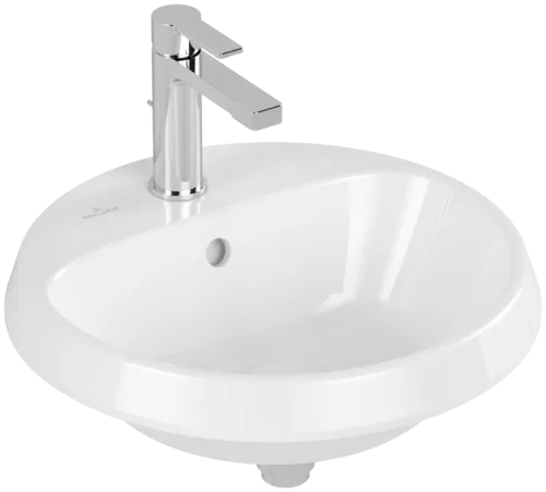 VILLEROY BOCH Vestavné umyvadlo Architectura, 450 x 450 x 170 mm, bílá Alpine CeramicPlus, bez přepadu, neleštěné #5A6546R1