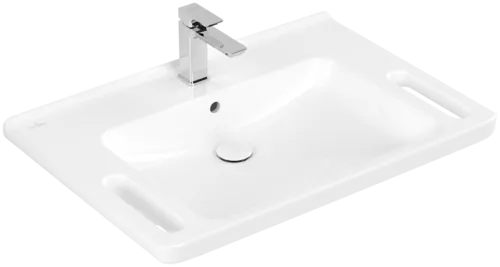 VILLEROY BOCH ViCare umyvadlo ViCare, 800 x 550 x 180 mm, bílé Alpine AntiBac CeramicPlus, s přepadem #4A6880T2