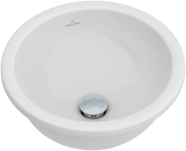 VILLEROY BOCH Podomítkové umyvadlo Loop & Friends, 330 x 330 x 190 mm, bílá Alpine, bez přepadu #61813301