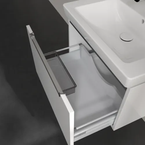 VILLEROY BOCH Subway 2.0 Vanity unit, 1 zásuvka, 637 x 420 x 454 mm, lesklá bílá #A68810DH, obrázek 6