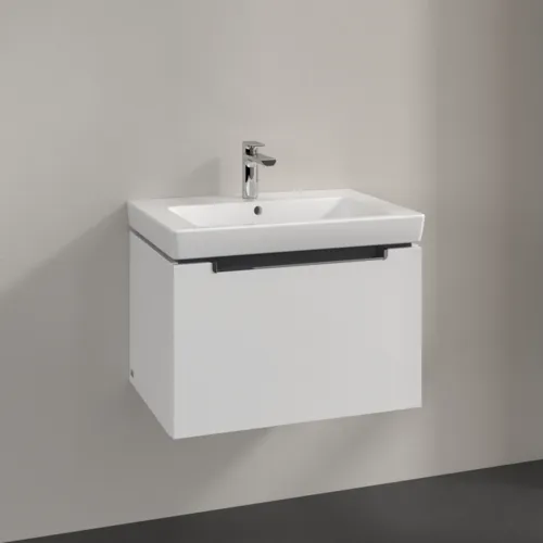 VILLEROY BOCH Subway 2.0 Vanity unit, 1 zásuvka, 637 x 420 x 454 mm, lesklá bílá #A68810DH, obrázek 2