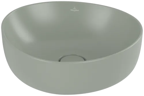 VILLEROY BOCH Umyvadlo na desku Antao, 400 x 395 x 145 mm, Morning Green CeramicPlus, bez přepadu #4A7240R8