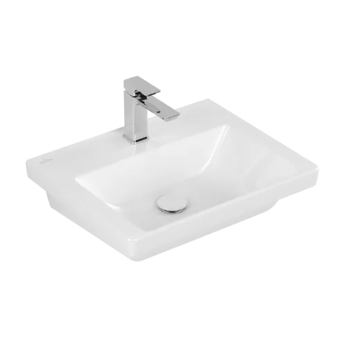 VILLEROY BOCH Umyvadlo Subway 3.0, 550 x 440 x 165 mm, bílá Alpine CeramicPlus, bez přepadu #4A7056R1