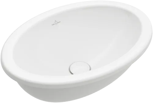 VILLEROY BOCH Umyvadlo na míru Loop & Friends, 505 x 360 x 185 mm, alpská bílá, s přepadem, neleštěné #4A610001