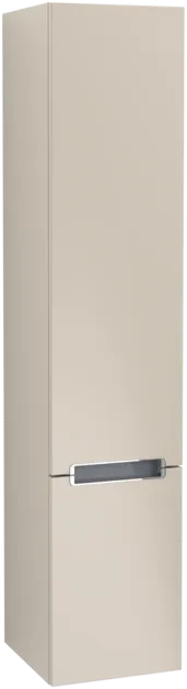 VILLEROY BOCH Vysoká skříňka Subway 2.0, 2 dveře, 350 x 1650 x 370 mm, jemně šedá #A70910VK