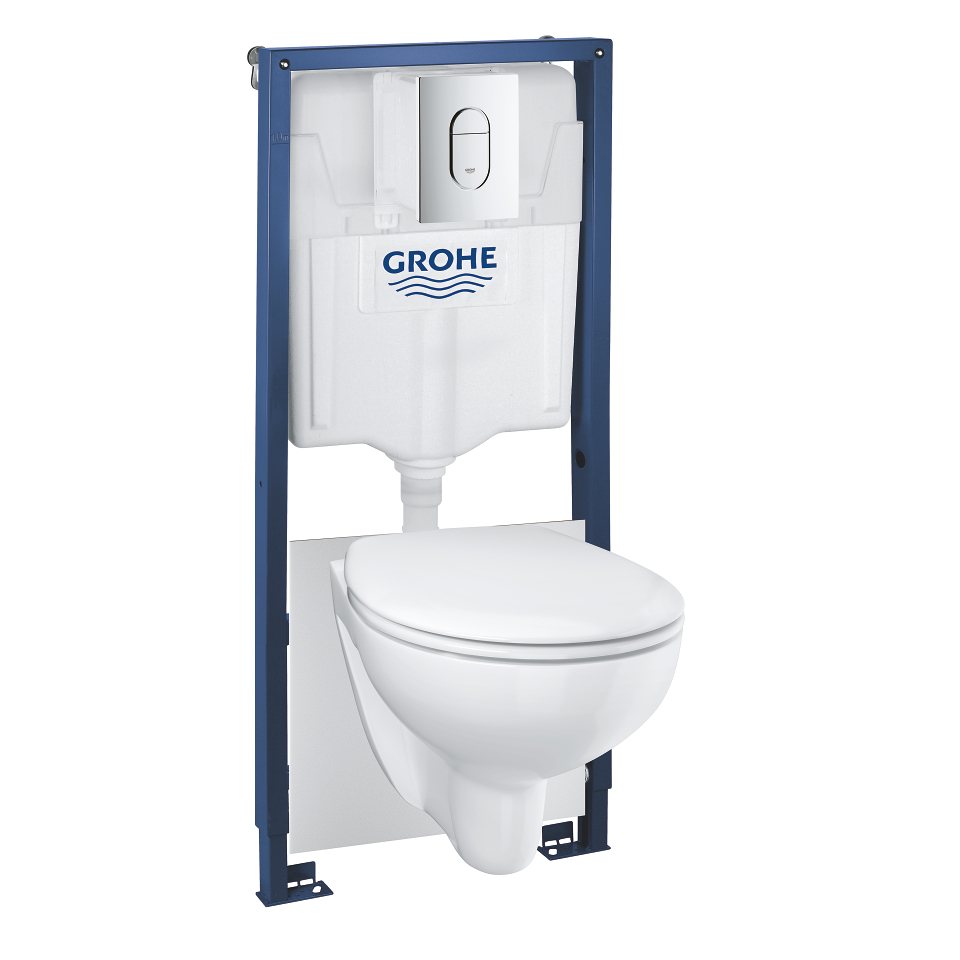 GROHE Solido Sada 5 v 1 pro WC, stavební výška 1,13 m Chrom #39418000