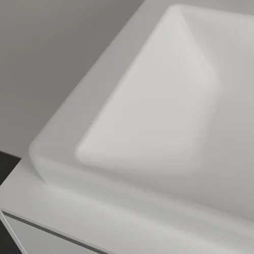 VILLEROY BOCH Umyvadlo Subway 3.0, 600 x 470 x 165 mm, Stone White CeramicPlus, s přepadem, leštěné #4A706GRW, obrázek 5