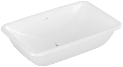 VILLEROY BOCH Umyvadlo na míru Loop & Friends, 675 x 450 x 185 mm, alpská bílá, s přepadem, neleštěné #4A660001