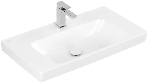 VILLEROY BOCH Umyvadlo Architectura, 800 x 455 x 165 mm, bílá Alpine CeramicPlus, bez přepadu #4A8781R1