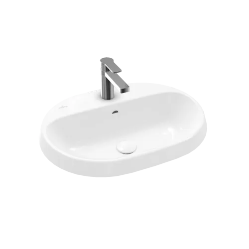 VILLEROY BOCH Vestavné umyvadlo Architectura, 600 x 450 x 170 mm, bílá alpská, s přepadem, neleštěné #5A666001