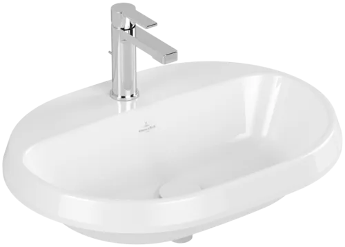 VILLEROY BOCH Vestavné umyvadlo Architectura, 600 x 450 x 170 mm, bílá alpská, bez přepadu, neleštěné #5A666101