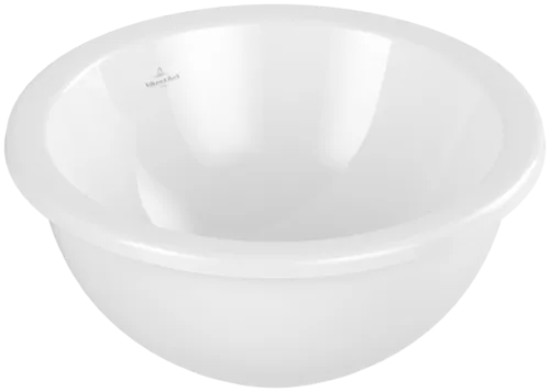 VILLEROY BOCH Vestavné umyvadlo Loop & Friends, 450 x 450 x 210 mm, bílá Alpine CeramicPlus, s přepadem, neleštěné #4A6000R1