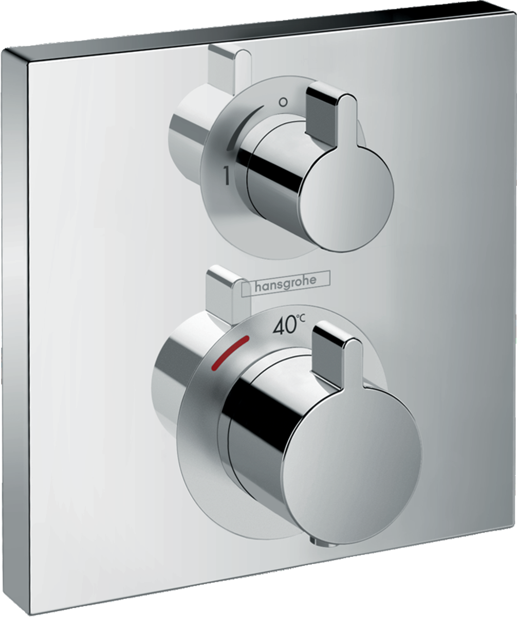 Obrázek HANSGROHE Čtvercový termostat pod omítku Ecostat pro 1 spotřebič #15712000