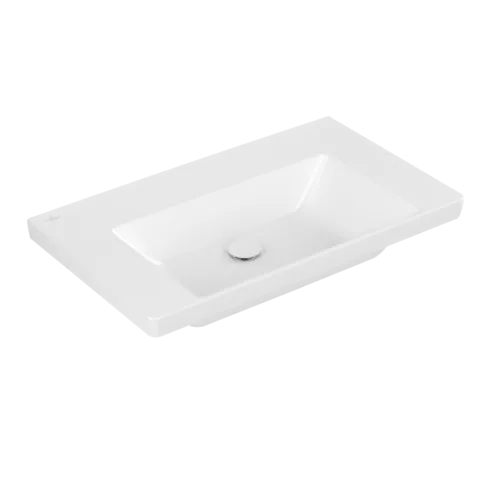 VILLEROY BOCH Umyvadlo Subway 3.0, 800 x 470 x 165 mm, Stone White CeramicPlus, bez přepadu #4A7083RW