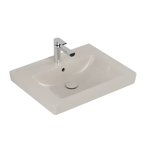 VILLEROY BOCH Umyvadlo Subway 2.0, 600 x 470 x 155 mm, Pergamon CeramicPlus, s přepadem #711360R3