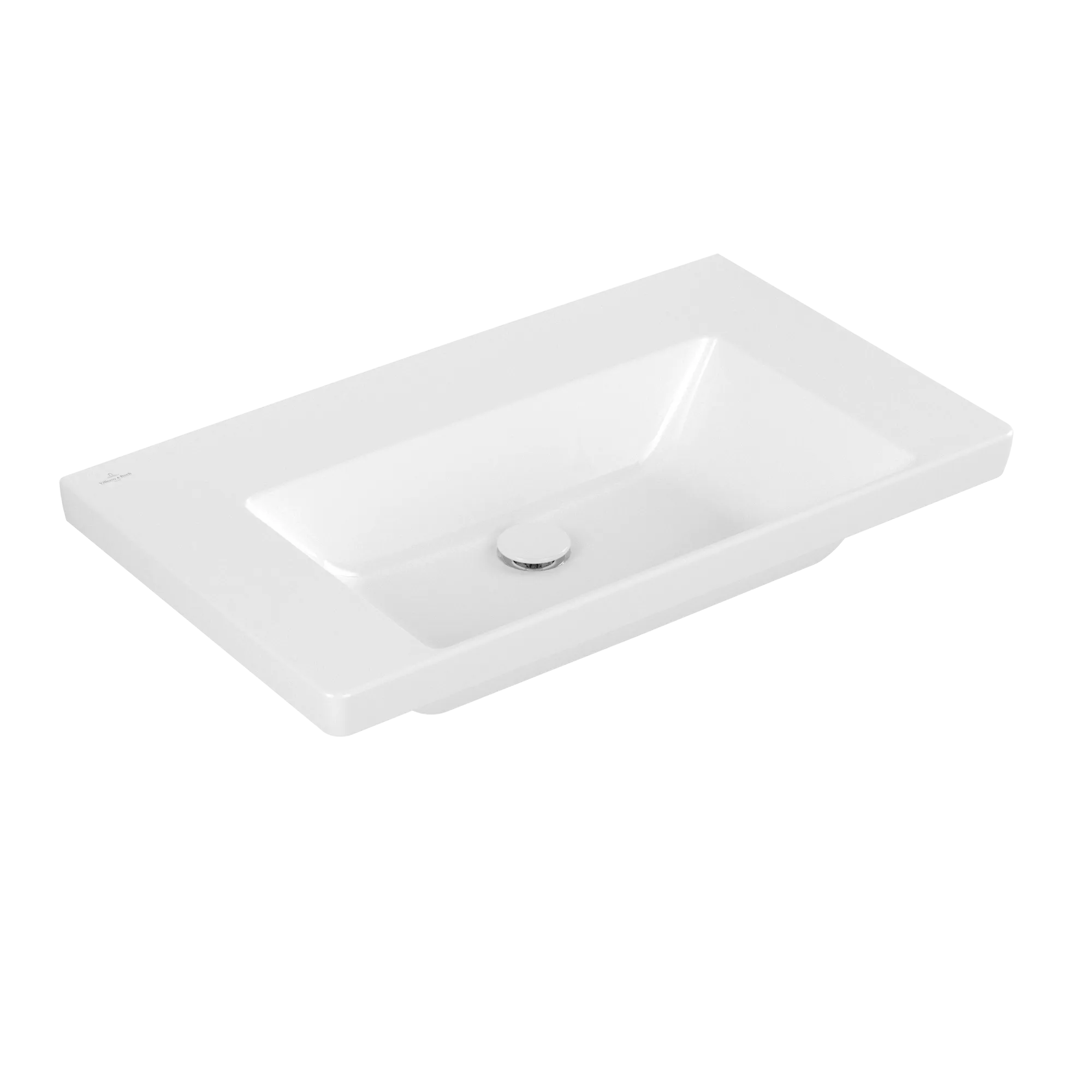 VILLEROY BOCH Skříňkové umyvadlo Subway 3.0, 800 x 470 x 165 mm, bílá alpská, bez přepadu #4A708301