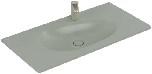 VILLEROY BOCH Umyvadlo na skříňku Antao, 1000 x 500 x 150 mm, Morning Green CeramicPlus, bez přepadu #4A76A2R8