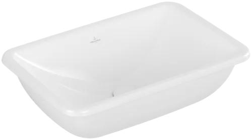 VILLEROY BOCH Umyvadlo na míru Loop & Friends, 600 x 405 x 185 mm, alpská bílá, s přepadem, neleštěné #4A650001