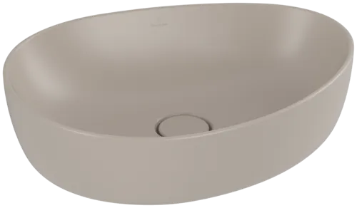 VILLEROY BOCH Umyvadlo na desku Antao, 510 x 400 x 146 mm, Almond CeramicPlus, bez přepadu #4A7351AM