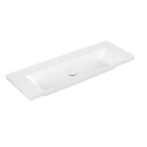 VILLEROY BOCH Skříňkové umyvadlo Subway 3.0, 1300 x 475 x 170 mm, bílá alpská, bez přepadu #4A70D301