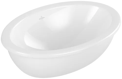 VILLEROY BOCH Vestavné umyvadlo Loop & Friends, 660 x 470 x 220 mm, bílá Alpine, s přepadem, neleštěné #4A630001