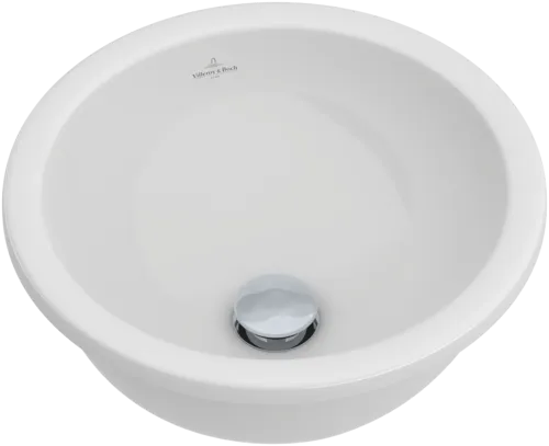 VILLEROY BOCH Podomítkové umyvadlo Loop & Friends, 330 x 330 x 190 mm, bílá Alpine CeramicPlus, s přepadem #618033R1