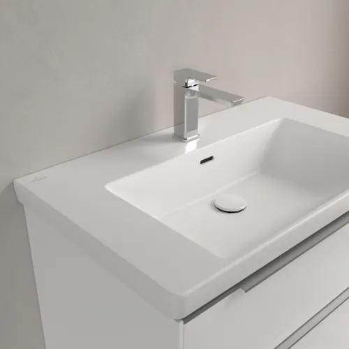 VILLEROY BOCH Umyvadlo Subway 3.0, 800 x 470 x 165 mm, Stone White CeramicPlus, s přepadem #4A7080RW, obrázek 7