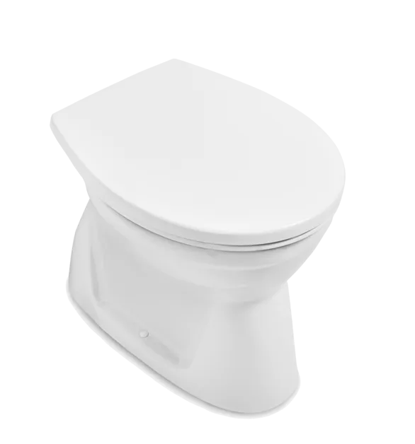 VILLEROY BOCH O.novo Omyvatelné WC, bez okrajů, stojící, bílé Alpine CeramicPlus #7619R1R1