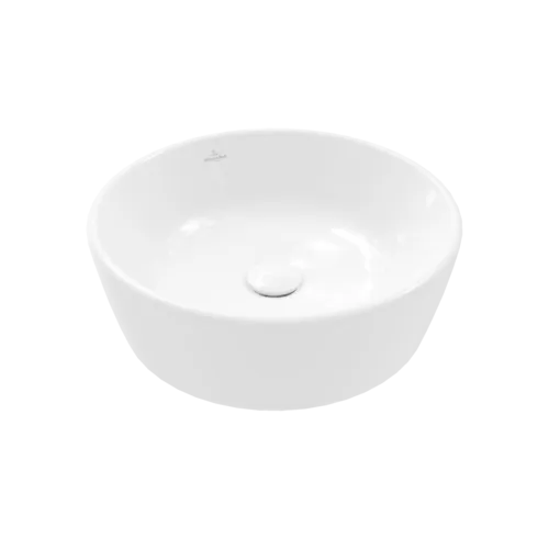VILLEROY BOCH Umyvadlo na desku Architectura, 450 x 450 x 155 mm, bílá Alpine CeramicPlus, s přepadem #5A2545R1
