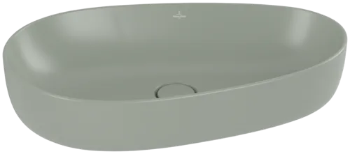 VILLEROY BOCH Umyvadlo na desku Antao, 650 x 400 x 146 mm, Morning Green CeramicPlus, bez přepadu #4A7465R8