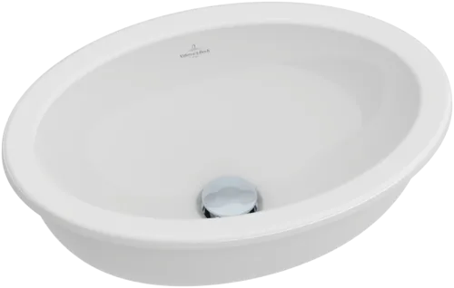 VILLEROY BOCH Podomítkové umyvadlo Loop & Friends, 430 x 285 x 185 mm, bílá Alpine CeramicPlus, bez přepadu #616111R1