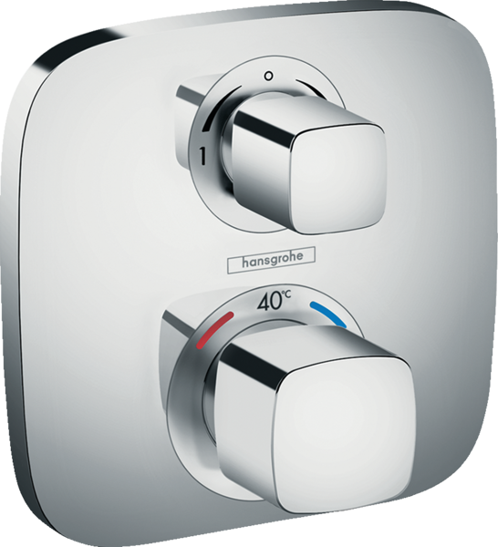 Obrázek HANSGROHE Ecostat E termostat pod omítku pro 2 spotřebiče #15708000 - chrom