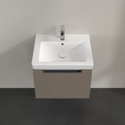 VILLEROY BOCH Subway 2.0 Vanity unit, 1 zásuvka, 537 x 420 x 423 mm, Truffle Grey #A68610VG, obrázek 4