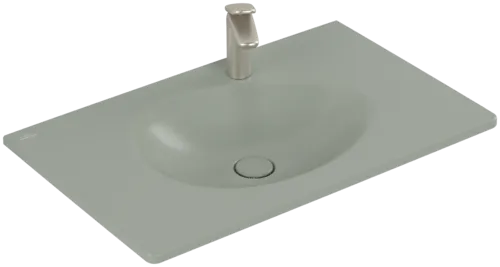 VILLEROY BOCH Umyvadlo na skříňku Antao, 800 x 500 x 150 mm, Morning Green CeramicPlus, bez přepadu #4A7581R8