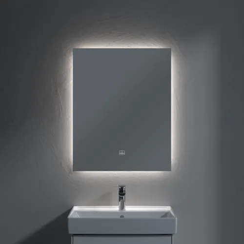 VILLEROY BOCH Více k vidění Zrcadlo Lite, s osvětlením, 600 x 750 x 24 mm #A4596000, obrázek 7