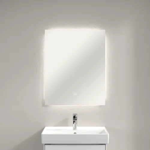 VILLEROY BOCH Více k vidění Zrcadlo Lite, s osvětlením, 600 x 750 x 24 mm #A4596000, obrázek 3
