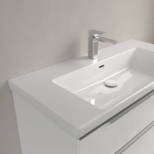 VILLEROY BOCH Skříňkové umyvadlo Subway 3.0, 1000 x 470 x 165 mm, bílá alpská, s přepadem #4A70A501, obrázek 8