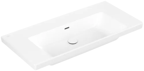 VILLEROY BOCH Umyvadlo Subway 3.0, 1000 x 470 x 165 mm, Stone White CeramicPlus, s přepadem, neleštěné #4A70A6RW