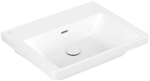 VILLEROY BOCH Umyvadlo Subway 3.0, 600 x 470 x 165 mm, Stone White CeramicPlus, s přepadem, neleštěné #4A7062RW