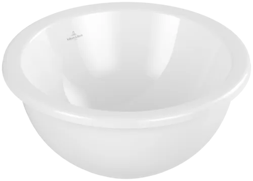 VILLEROY BOCH Vestavné umyvadlo Loop & Friends, 450 x 450 x 210 mm, bílá Alpine CeramicPlus, bez přepadu, neleštěné #4A6001R1